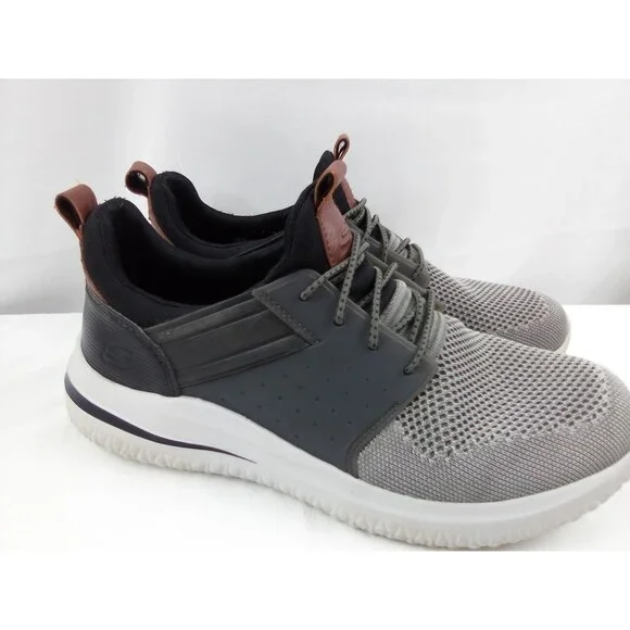 Skechers 3.0 Cicada Shoes Air-Cooled Memory Foam Gray Slip Ons Men’s Size 7.5 - Picture 2 of 11